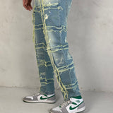 JEANS TIE DYE FLUO