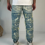 JEANS TIE DYE FLUO