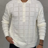 MAGLIONE BOTTONI BIANCO