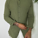 CAMICIA SFRANGIATA GREEN