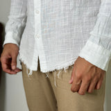 CAMICIA SFRANGIATA WHITE