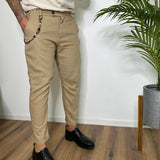 PANTALONE LINO BISCOTTO