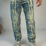 JEANS TIE DYE FLUO