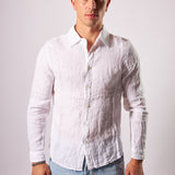 WHITE LINEN SHIRT